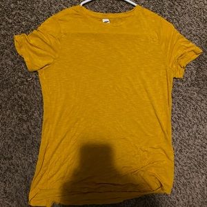 Yellow tee